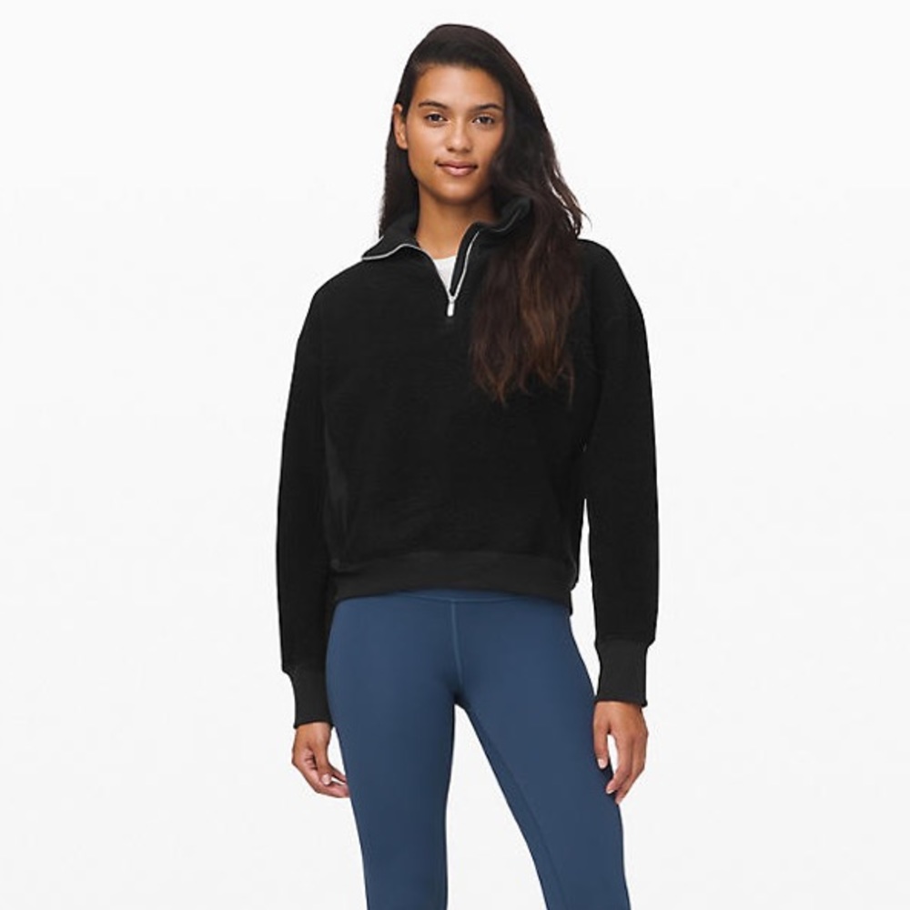 Lululemon Stand Out Sherpa 1/2 Zip